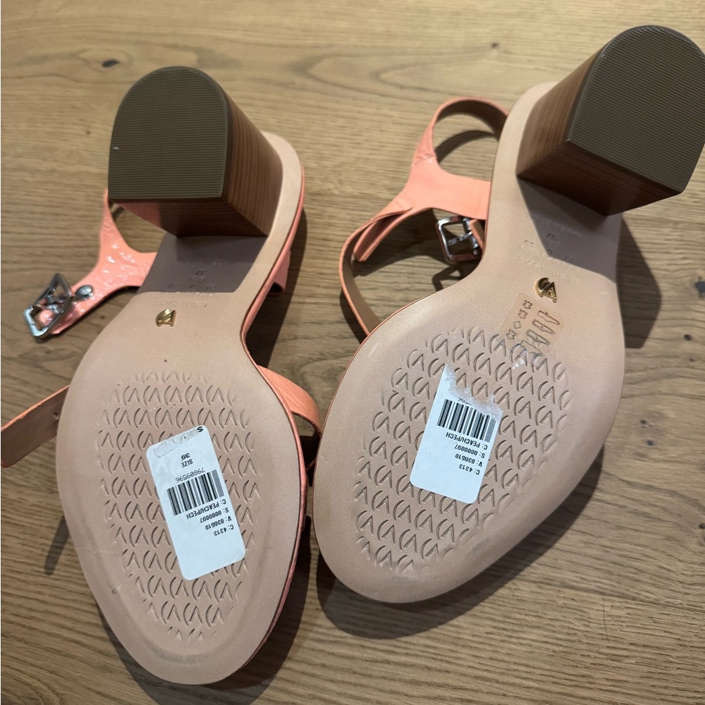 Vicenza Light Pink Strappy Heels - Picture 3 of 4